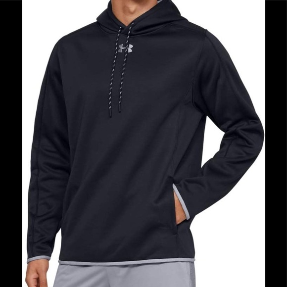 Under Armour Men's Double Threat Fleece Hoodie MD - Picture 4 of 8
